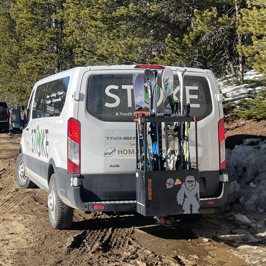 STOKE Van with Chuck Bucket attached