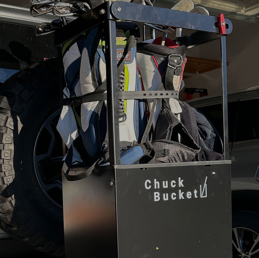 Chuck Bucket Chuck Bucket® | Hitch-Mounted Ski Rack for Adventure Travel