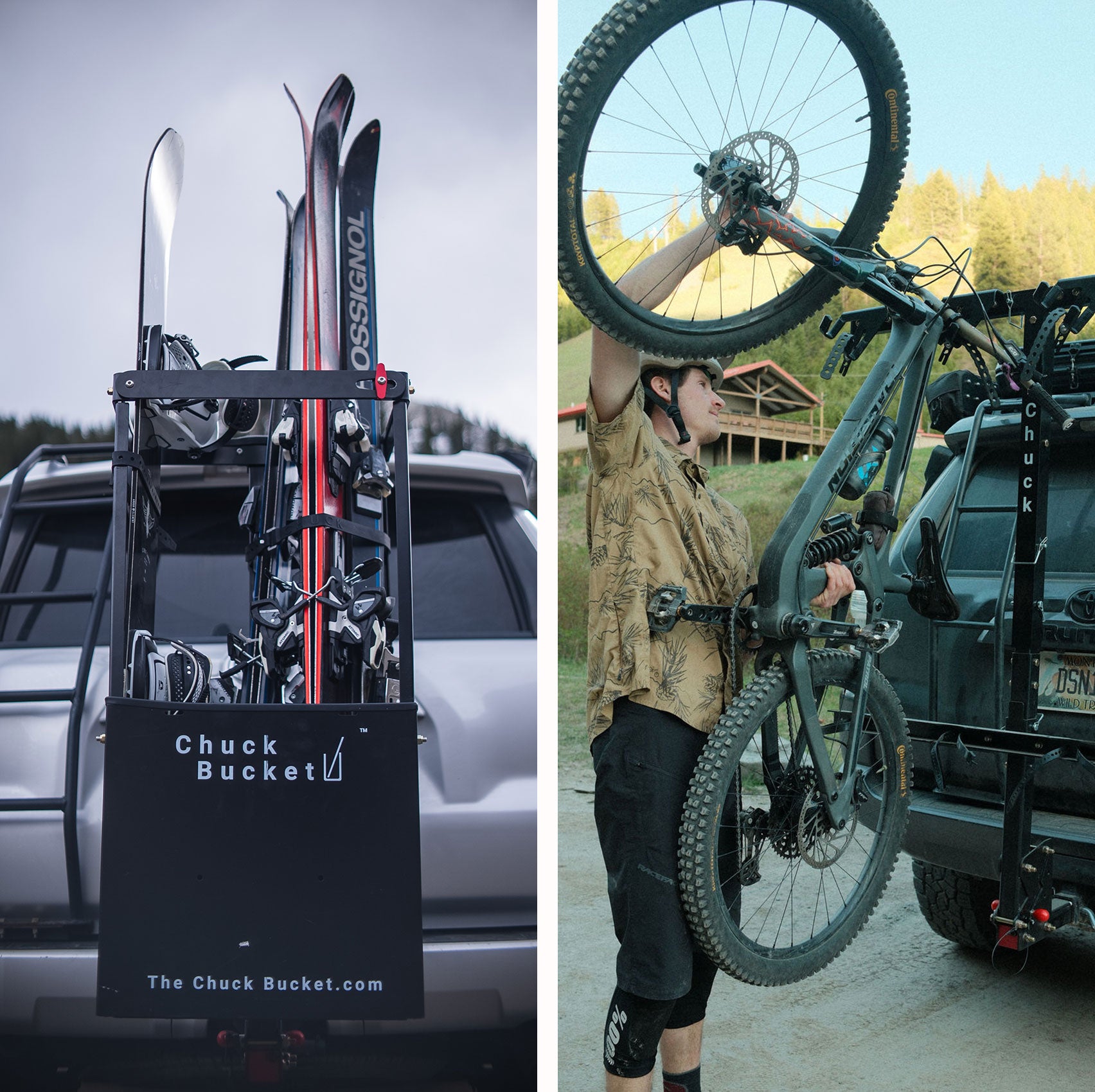 Chuck Bucket Chuck | Innovative Trailer Hitch Rack Systems