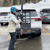 Chuck Bucket® | Hitch-Mounted Ski Rack for Adventure Travel