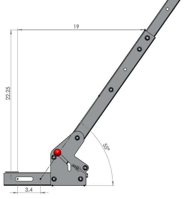 Chuck BASE Post - Standard tilt