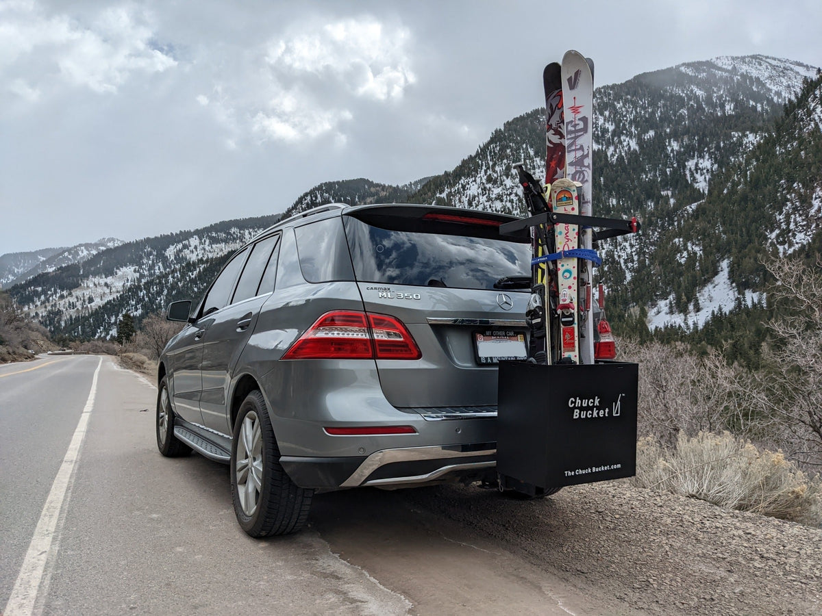 Chuck Bucket The Chuck Rack: Hitch Bike Rack and Chuck Bucket Ski Rack – The Chuck ...