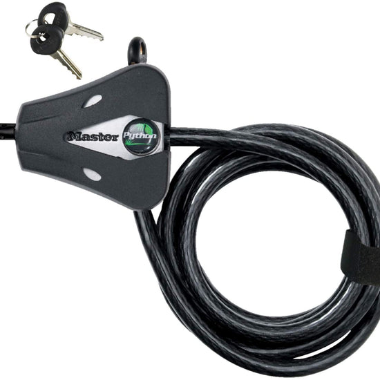 master lock 8413dpf python cable lock with key, 1... MasterLock Python Cable Lock – Chuck